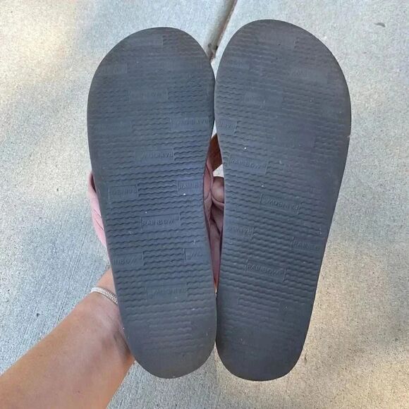 Pink Rainbow Flip Flops  - Picture 9 of 12